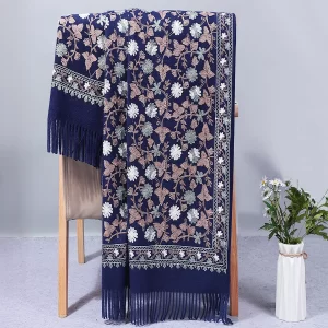 Mujer Bufanda Soft Shawls Women Ultra Long Scarf Pashmina Artificial Cashmere Scarf Poncho Kerchief Embroidery Cape Wrap
