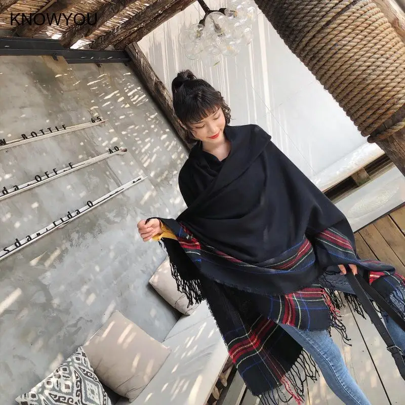 New Mens Wool Blend Stripe Hooded Ethnic Style Shawl Manteau Boho Gypsy Hippie Cape Poncho Hoody Women's Travel Shawl Cloak Coat - Image 6